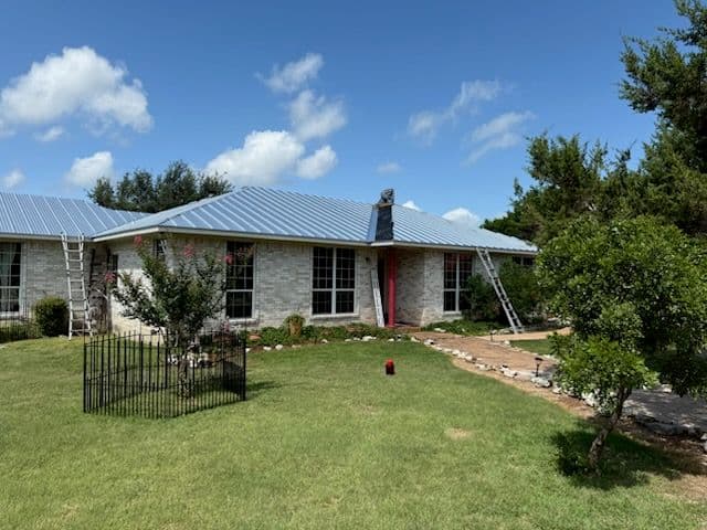 Gallery photos for Sleek Galvalume Roof Transformation in Boerne TX: Image #3