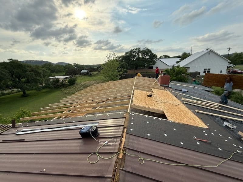 Gallery photos for Wimberly TX Roof Transformation Standing Seam Update: Image #2